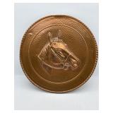 COPPER HORSE PLATE