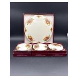4 ROYAL ALBERT PLACEMATS AND 12 COASTERS
