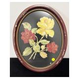 IVY HENDRY WATERCOLOUR RED AND YELLOW ROSES