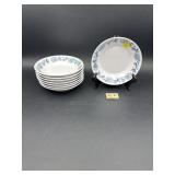 8 NORITAKE 'STEPHANIE' FRUIT NAPPIES