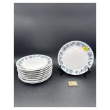 9 NORITAKE 'STEPHANIE' SIDE PLATES