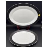 2 NORITAKE 'MIRANO' PLATTERS