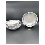 8 NORITAKE 'STEPHANIE' SOUP BOWLS