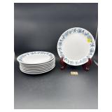 8 NORITAKE 'STEPHANIE' SALAD PLATES