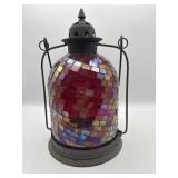 GLASS TILED CANDLE LAMP