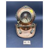 COPPER DIVERS MASK CLOCK