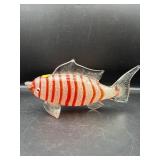 STRIPED BLOWN GLASS FISH
