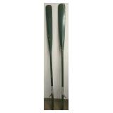 PAIR OF BOAT OARS