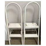 PAIR OF 2 STEP LADDERS