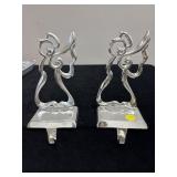PAIR OF STOCKING HANGERS