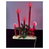 SET OF VINTAGE WINDOW CANDLE LAMP