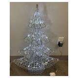 LIGHT UP METAL CHRISTMAS TREE