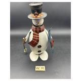 METAL SNOWMAN DECORATION