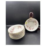 10 ROYAL ALBERT 'LAVENDER ROSE' FRUIT NAPPIES