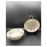 4 ROYAL ALBERT 'LAVENDER ROSE' CEREAL BOWLS