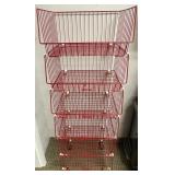 6 TIER MESH NMETAL STORAGE RACKS