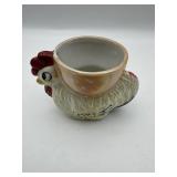 VINTAGE HAND PAINTED EGG CUP