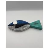 SMALL FOLK ART FISH