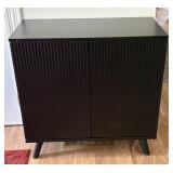 SMALL MODERN TWO DOOR STORAGE CABINET