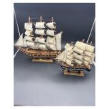 2 USS CONSTITUTION BOAT MODEL