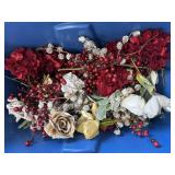 LARGE TOTE FULL OF FLOWERS ETC.