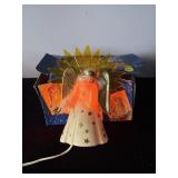 VINTAGE ANGEL-GLOW TREE TOPPER WITH BOX