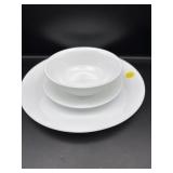 WHITE CORELLE DISHES