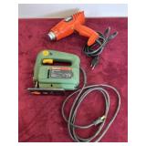 BLACK AND DECKER HEAT GUN AND BOSCH JIG SAW