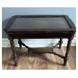 VINTAGE TRAY TOPPED TABLE