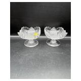 PAIR OF DESSERT DISHES