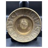 BRASS CHINESE ZODIAC SIGNS BOWL