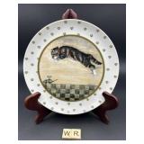 VINTAGE VANDOR CAT PLATE