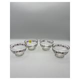SET OF 4 VINTAGE FRUIT DISHES