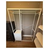 MODERN CLOSET ORGANIZER WITH 2 DRAWERS