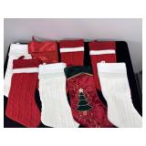 SELECTION OF 8 CHRISTMAS STOCKINGS
