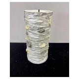 WOOD THEME RESIN CANDLE STAND
