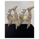 2 LIGHT UP REINDEER