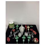 SELECTION OF MODERN PLASTIC ORNAMENTS