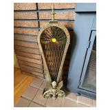 BRASS FIRE PLACE SCREEN