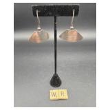 HAND-MADE SIGNED STERLING EARRINGS