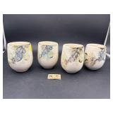 4 ASPINALL POTTERY NOVA SCOTIA CUPS