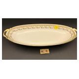 LIMOGES BRIDAL ROSE SERVING DISH