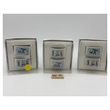 3 SETS OF VILLEROY & BOCH CHRISTMAS NAPKIN RINGSS