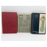 3 ANTIQUE BOOKS - 1900'S