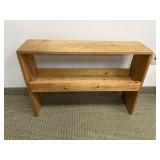 ONE SHELF BENCH