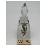 VINTAGE ART NOUVEAU 'LILY DESIGN' PERFUME BOTTLE