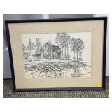 L. B. JENSON - BLACK AND WHITE ETCHING