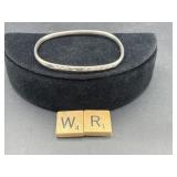 STERLING SILVER BANGLE
