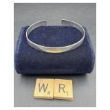 STERLING SILVER CUFF BRACLET