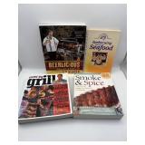 4 BBQ RELATED COOKBOOKS